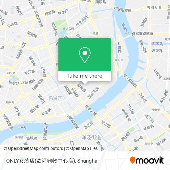ONLY女装店(欧尚购物中心店) map