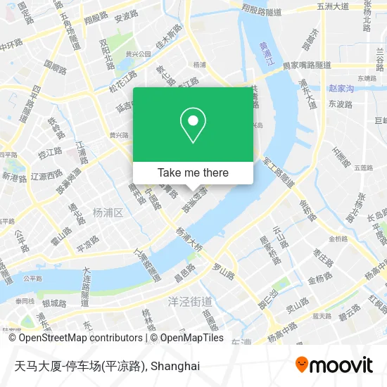 天马大厦-停车场(平凉路) map