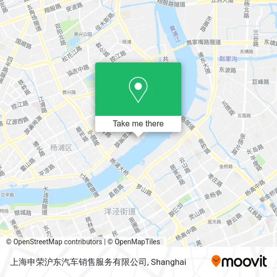 上海申荣沪东汽车销售服务有限公司 map