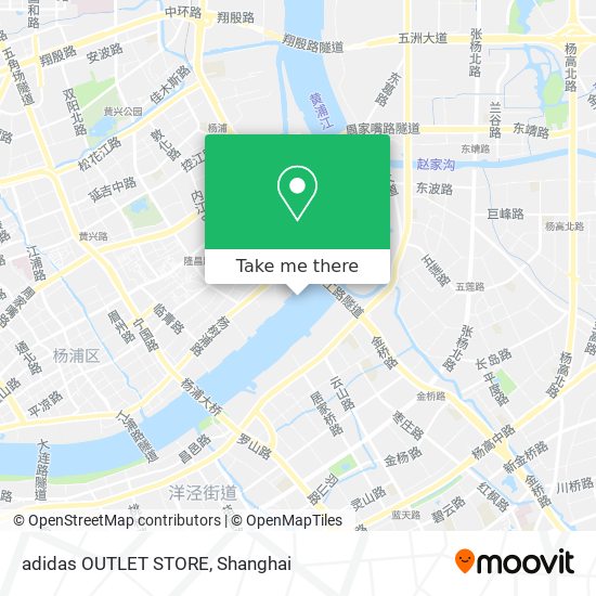 adidas OUTLET STORE map