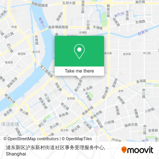 浦东新区沪东新村街道社区事务受理服务中心 map
