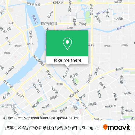 沪东社区综治中心联勤社保综合服务窗口 map