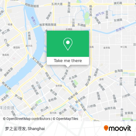 梦之蓝理发 map