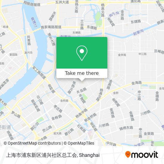 上海市浦东新区浦兴社区总工会 map
