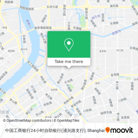 中国工商银行24小时自助银行(浦兴路支行) map