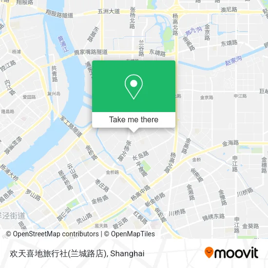 欢天喜地旅行社(兰城路店) map