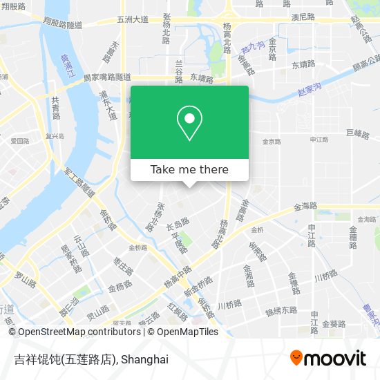 吉祥馄饨(五莲路店) map