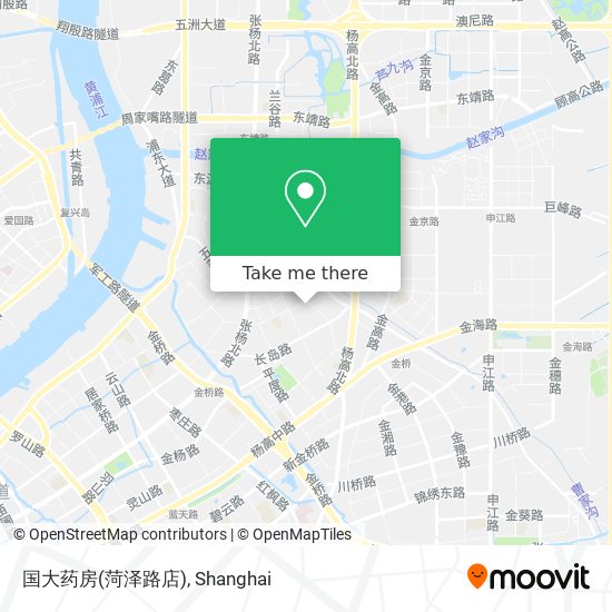 国大药房(菏泽路店) map