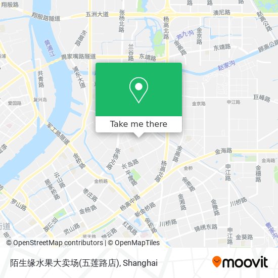 陌生缘水果大卖场(五莲路店) map