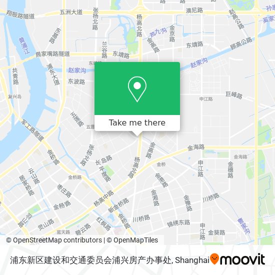 浦东新区建设和交通委员会浦兴房产办事处 map
