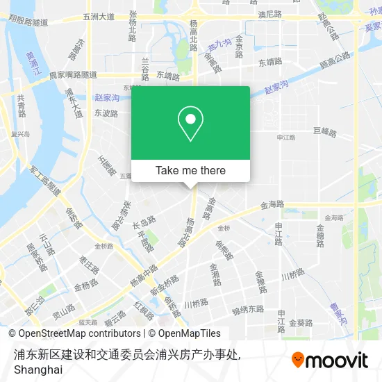 浦东新区建设和交通委员会浦兴房产办事处 map