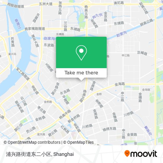 浦兴路街道东二小区 map