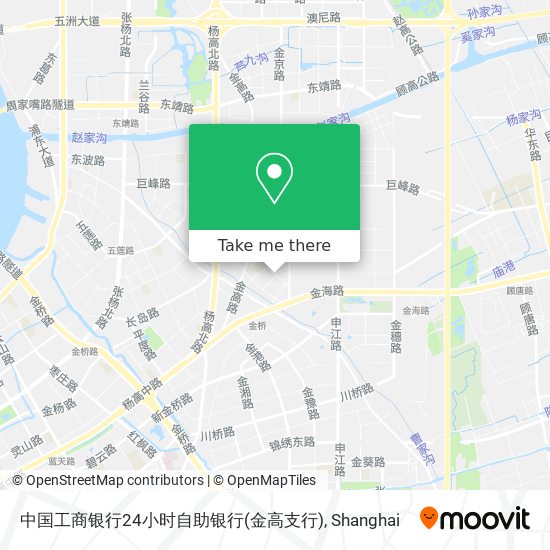 中国工商银行24小时自助银行(金高支行) map