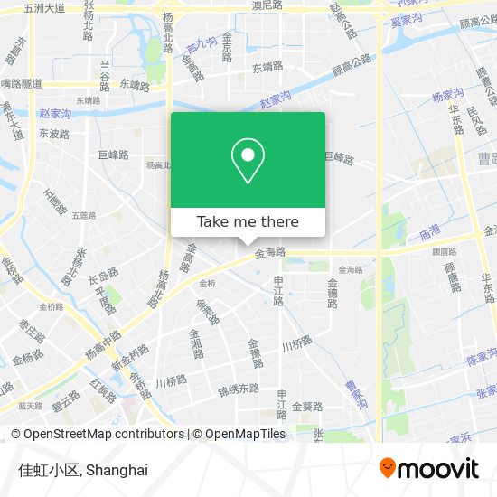佳虹小区 map