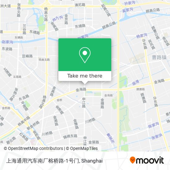 上海通用汽车南厂榕桥路-1号门 map