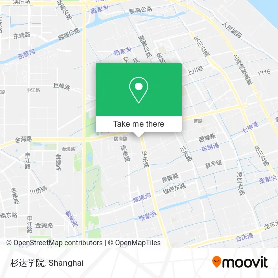 杉达学院 map