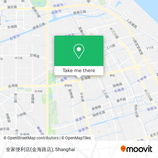 全家便利店(金海路店) map