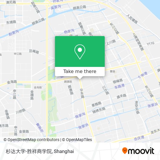 杉达大学-胜祥商学院 map