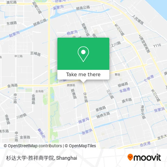 杉达大学-胜祥商学院 map