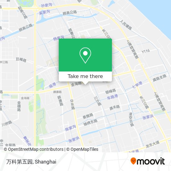 万科第五园 map