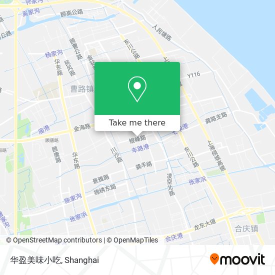 华盈美味小吃 map