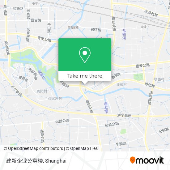 建新企业公寓楼 map