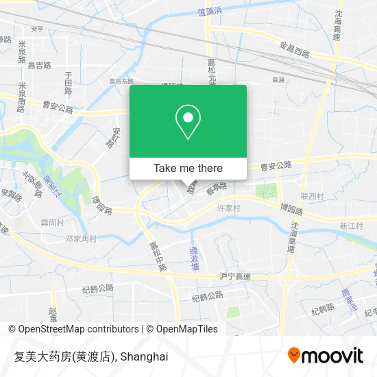 复美大药房(黄渡店) map