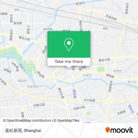 嘉松新苑 map