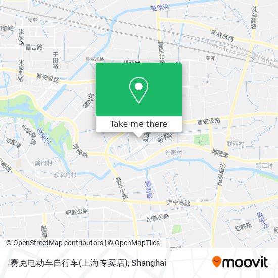 赛克电动车自行车(上海专卖店) map