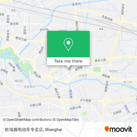 欧瑞雅电动车专卖店 map