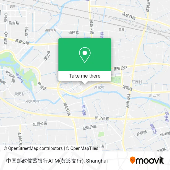 中国邮政储蓄银行ATM(黄渡支行) map