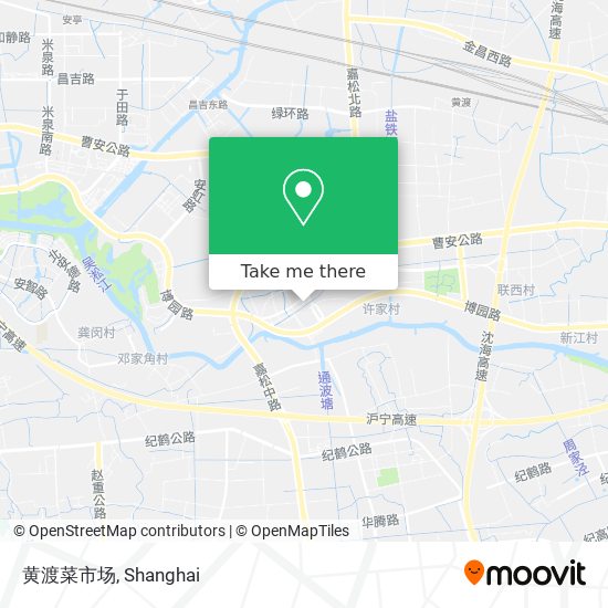 黄渡菜市场 map