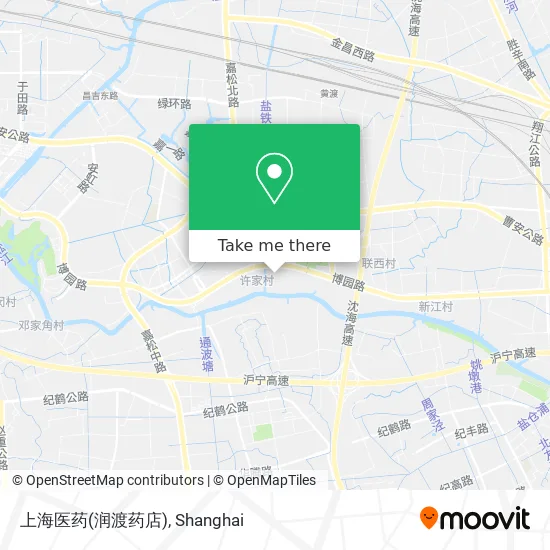上海医药(润渡药店) map