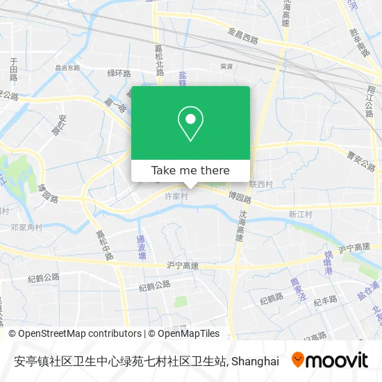 安亭镇社区卫生中心绿苑七村社区卫生站 map