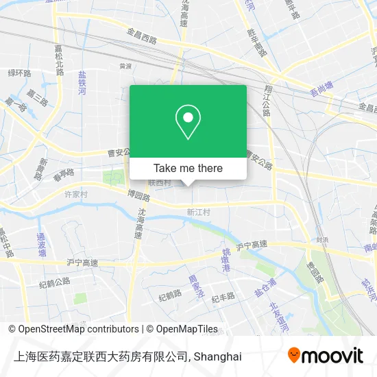 上海医药嘉定联西大药房有限公司 map