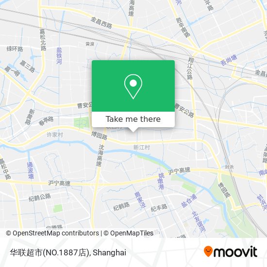 华联超市(NO.1887店) map