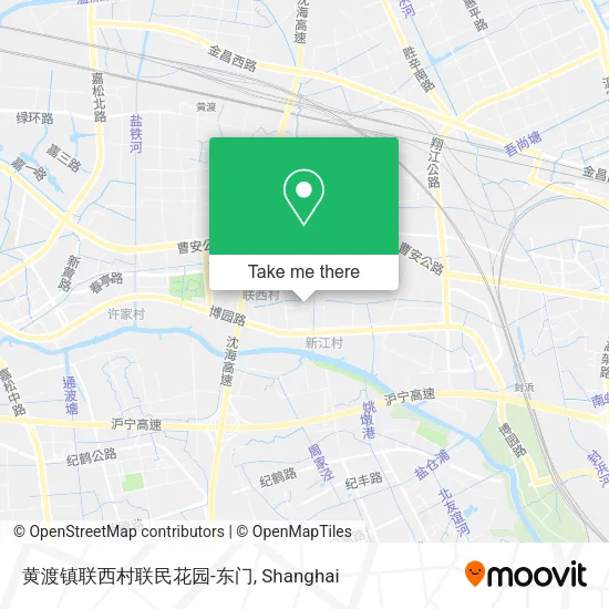 黄渡镇联西村联民花园-东门 map