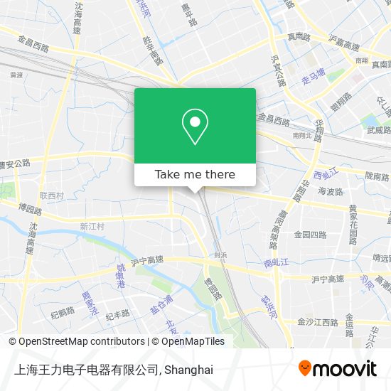 上海王力电子电器有限公司 map