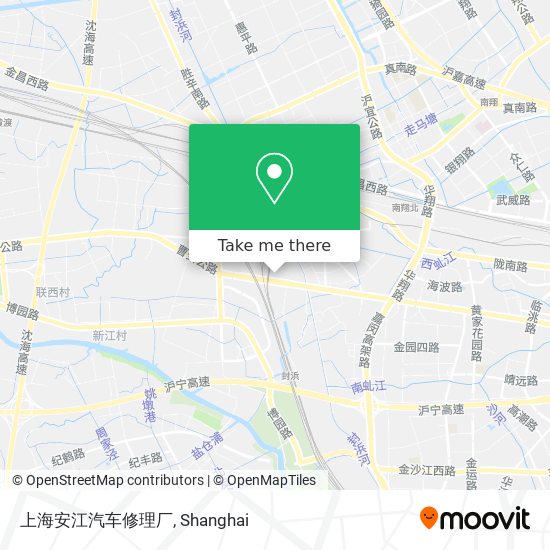 上海安江汽车修理厂 map