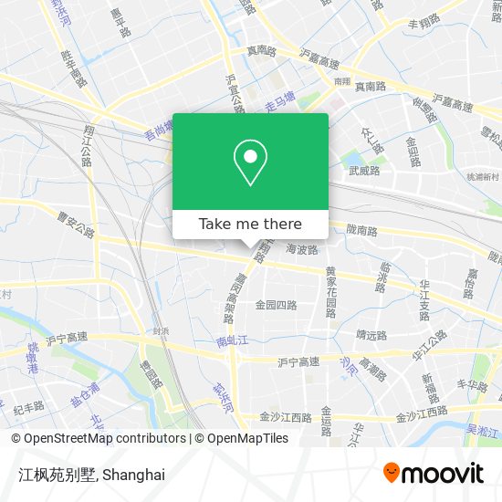 江枫苑别墅 map