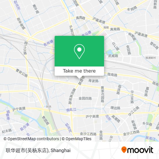 联华超市(吴杨东店) map