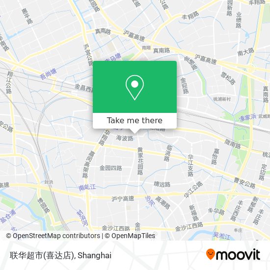 联华超市(喜达店) map