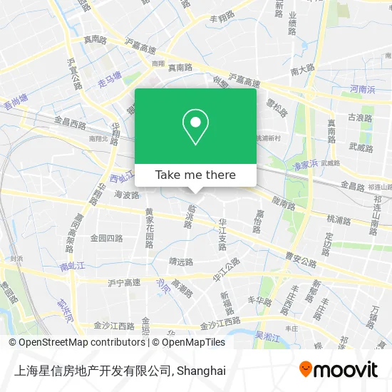 上海星信房地产开发有限公司 map