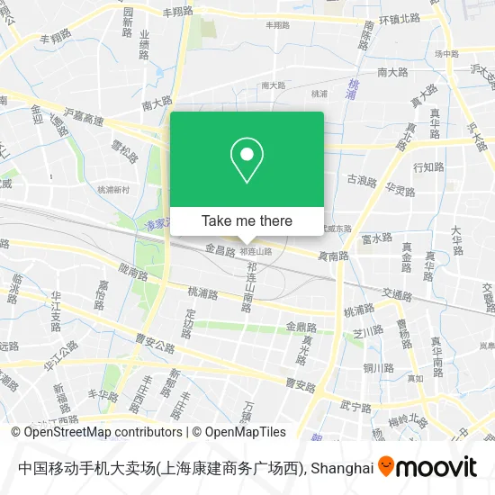 中国移动手机大卖场(上海康建商务广场西) map