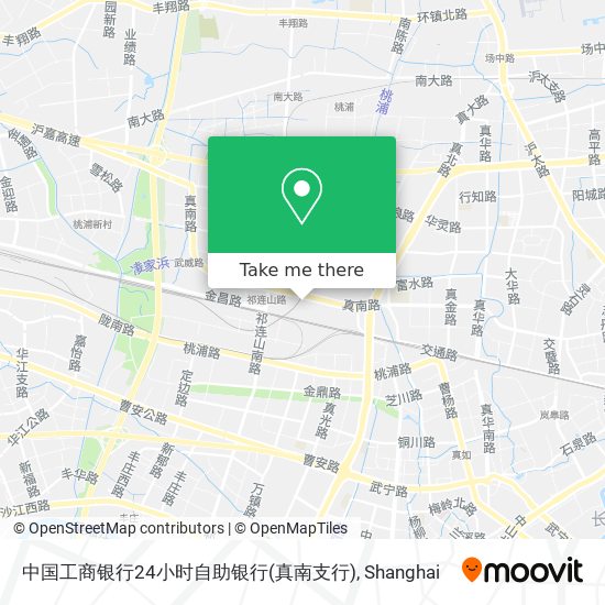 中国工商银行24小时自助银行(真南支行) map