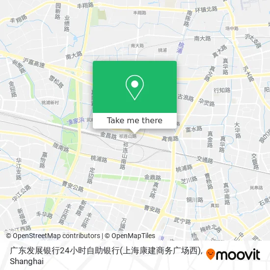 广东发展银行24小时自助银行(上海康建商务广场西) map