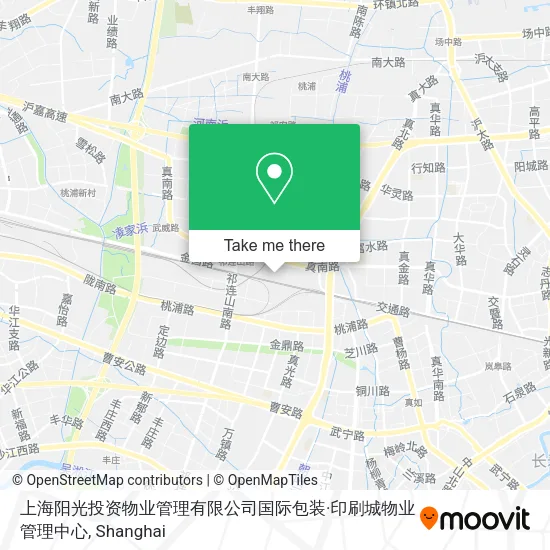 上海阳光投资物业管理有限公司国际包装·印刷城物业管理中心 map