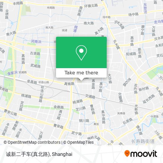 诚新二手车(真北路) map