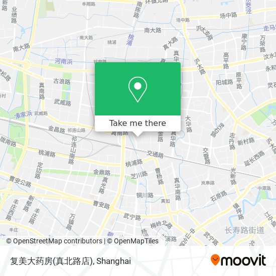 复美大药房(真北路店) map