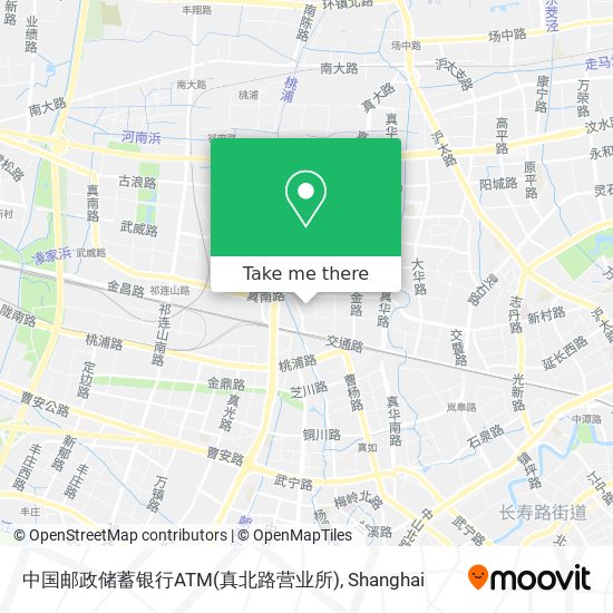 中国邮政储蓄银行ATM(真北路营业所) map